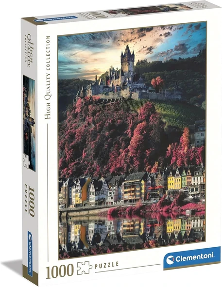 Clementoni 1000 Parça Collection Yetişkin Puzzle Cochem Castle 39648 ürün görseli 1
