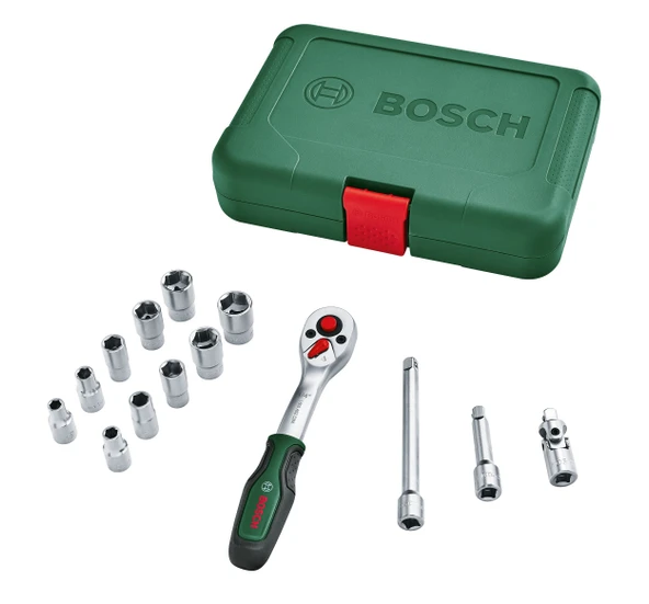 BOSCH 14 Parça 1/4'' Lokma Takımı (1600A02BY0) ürün görseli 1