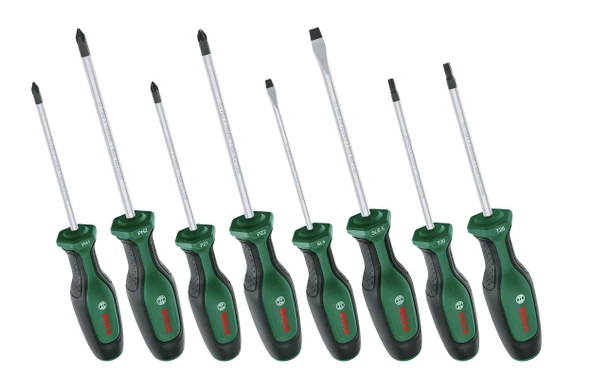 BOSCH Tornavida Seti 8 Parça (1600A02BX8) ürün görseli 1