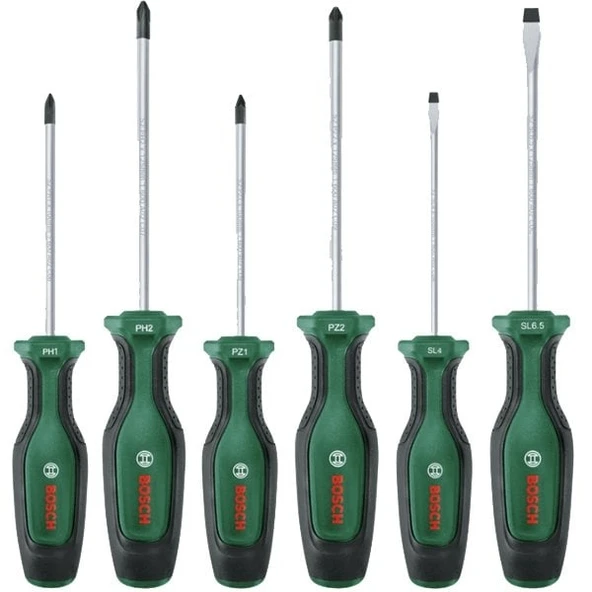 BOSCH Tornavida Seti 6 Parça (1600A02BX7) ürün görseli 1