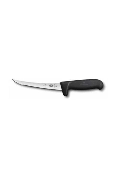 Victorinox 5.6603.15M 15cm Siyah Sıyırma Bıçağı, Parmak Korumalı (7611160044198) ürün görseli 1