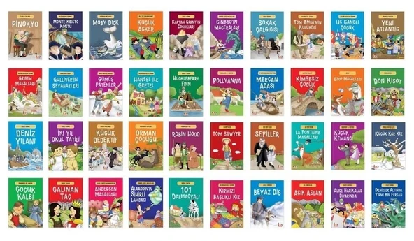 Ema 4. Sınıflar İçin Dünya Çocuk Klasikleri Seti (40 Kitap) ürün görseli 1