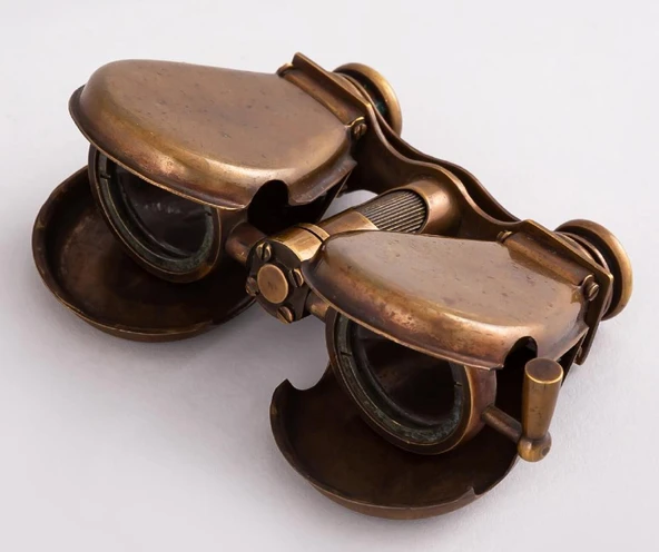DENİZCİLİK GRUBU-Marine Pirinç Aksesuar-DEKORATİF DÜRBÜN-13x9x3 CM-JTTR38628 ürün görseli 1