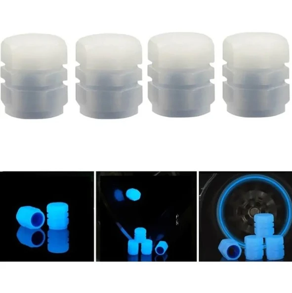 Zhltools Fosforlu Sibop Kapağı 4 lü Set Mavi - Resim 5