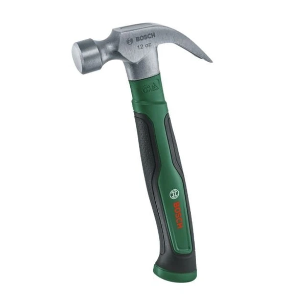 BOSCH 340 gr Orta Boy Yuvarlak Başlı - Çatal Ağızlı Çekiç 12 OZ ürün görseli 1