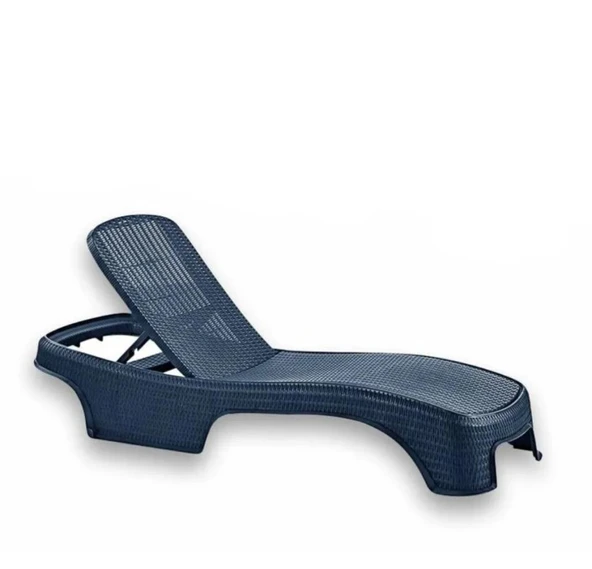 Omnipazar SY-2536 Antrasit Brezza Royal Lüks Rattan Şezlong ürün görseli 1