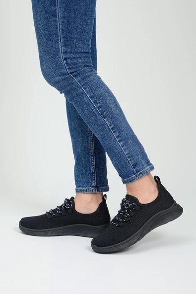 QRAMED Orthopedix Kadın Sneakers Triko Spor Ayakkabı QR25300 ürün görseli 1