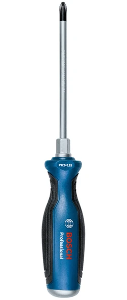 BOSCH Profesyonel PH2 x 125 mm Yıldız Tornavida Somunlu (1600A01TG3) ürün görseli 1