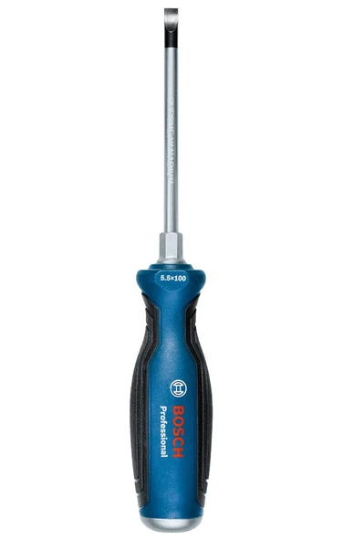 BOSCH Profesyonel 5.5 x 100 mm Düz Tornavida Somunlu (1600A01TG0) ürün görseli 1