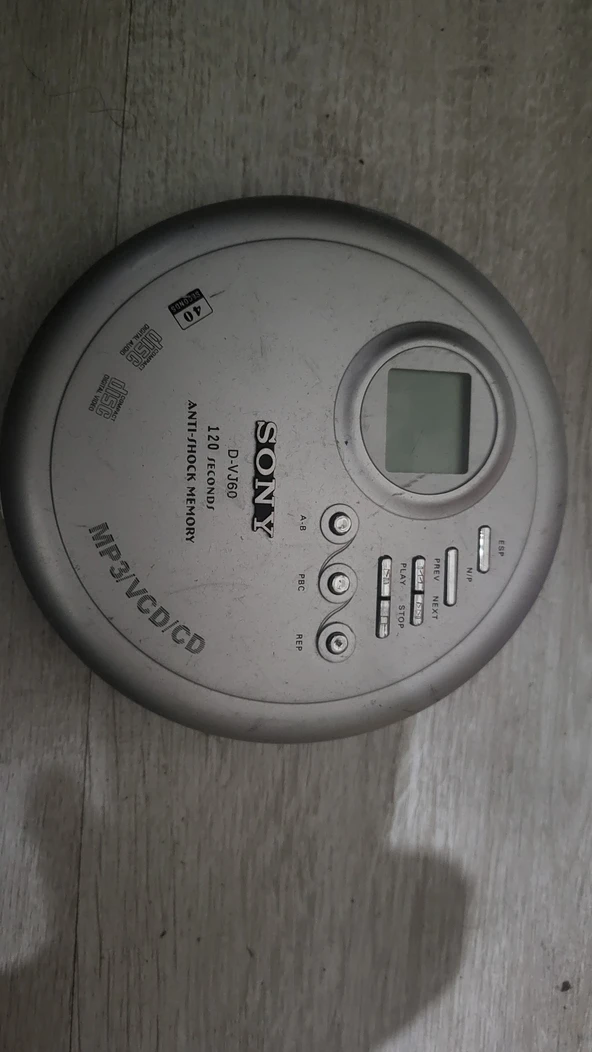 Diskman Cd vcd mp3 calar ikinci el ürün görseli 1