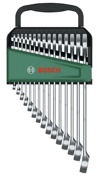 Bosch Kombine Anahtar Seti 15 Parça ürün görseli 1