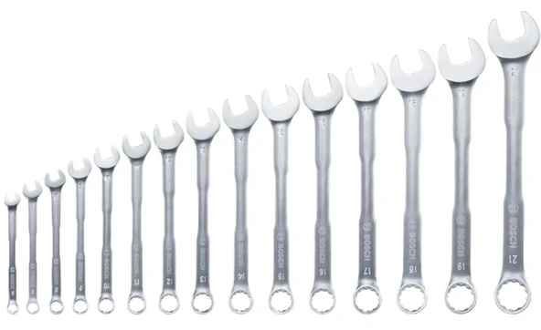 Bosch Kombine Anahtar Seti 15 Parça - Resim 3