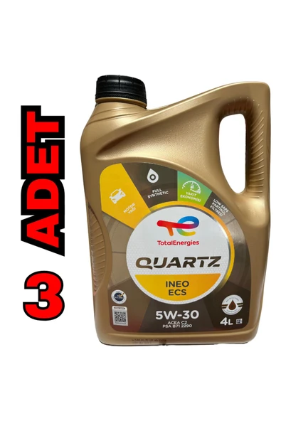 Total Quartz Ineo Ecs 5w-30 4 Litre (3 ADET) ürün görseli 1