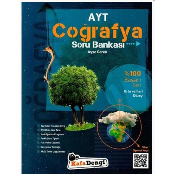 KAFADENGİ AYT COĞRAFYA SORU BANKASI ürün görseli 1