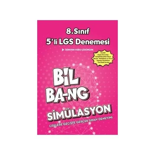 KÜLTÜR 8.SINIF BİL BANG SİMÜLASYON 5 Lİ DENEME ürün görseli 1
