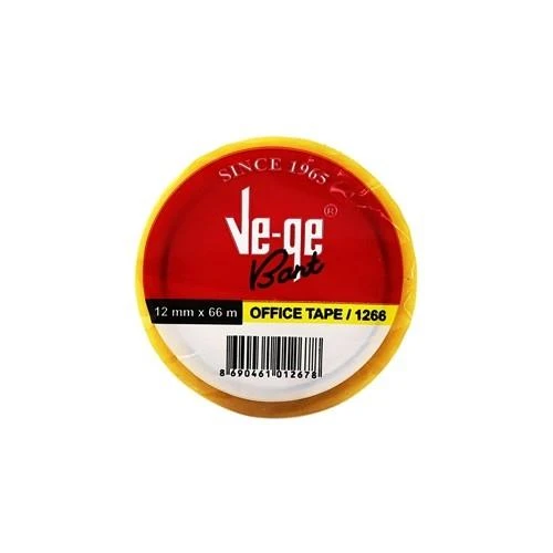 VEGE 12x66mt OFFİCE TAPE (KIRT BANT) ürün görseli 1
