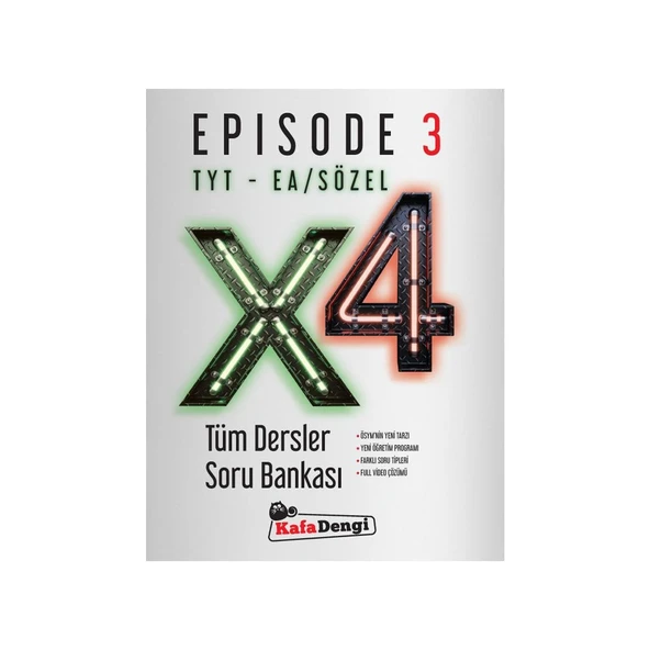 KAFADENGİ TYT TÜM DERSLER EPİSODE 3 EA-SÖZEL SORU ürün görseli 1