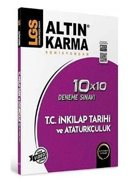 ALTINKARMA LGS İNKILAP TARİHİ 10x10 DENEME ürün görseli 1
