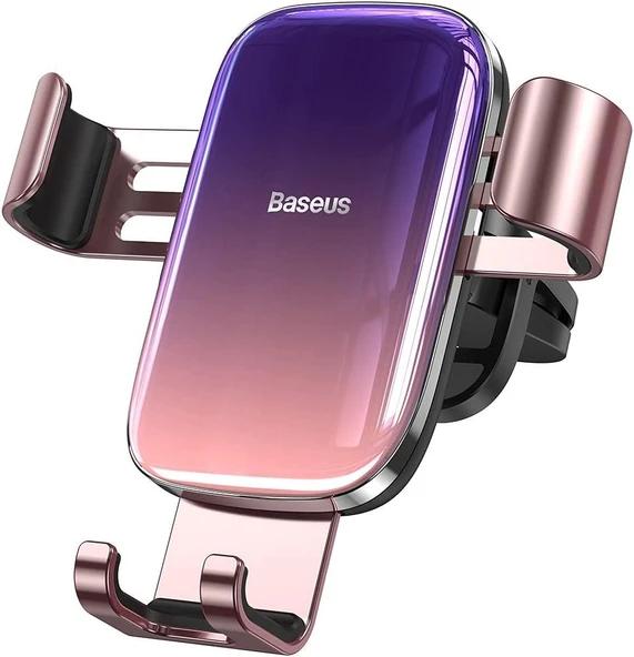 Baseus Glaze Gravity Pembe Araç Telefon Tutucu Teşhir - Resim 4