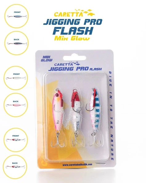 Caretta Jigging Pro Flash Jig Yem - Resim 3