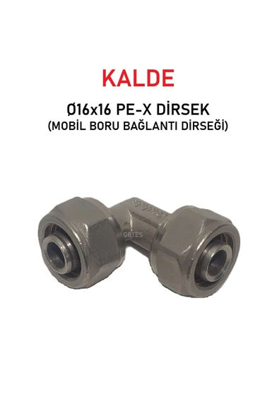 KALDE  Ø16x16" Sabit Uçlu Pex Dirsek (Mobil Boru Bağlantı Dirseği) ürün görseli 1