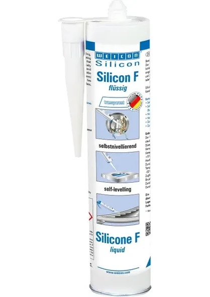 Weicon Silikon F Yapıştırıcı ve Sızdırmazlık Malzemesi 310 Ml, Şeffaf, Renksiz ürün görseli 1