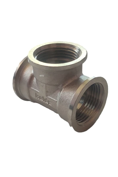 KALDE  3/4" Dn20 İç Dişli Sarı/Krom TE (Dişi) - Chrome Tee - Resim 3