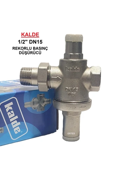 KALDE  1/2" DN15 Rekorlu Su Basınç Düşürücü - Pressure Reducing Valves ürün görseli 1