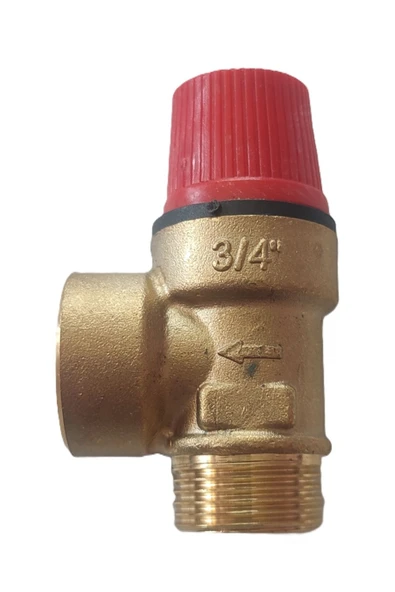 Case  3/4" Dış Dişli (Erkek) Emniyet Ventili (6 Bar) -  Safety Valve ürün görseli 1