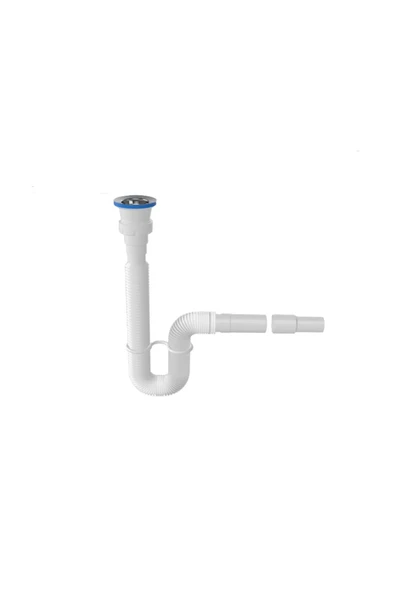 GPD  Sfn02 Körüklü Lavabo Sifonu (Paslanmaz Vidalı) - Bellows Siphon ürün görseli 1