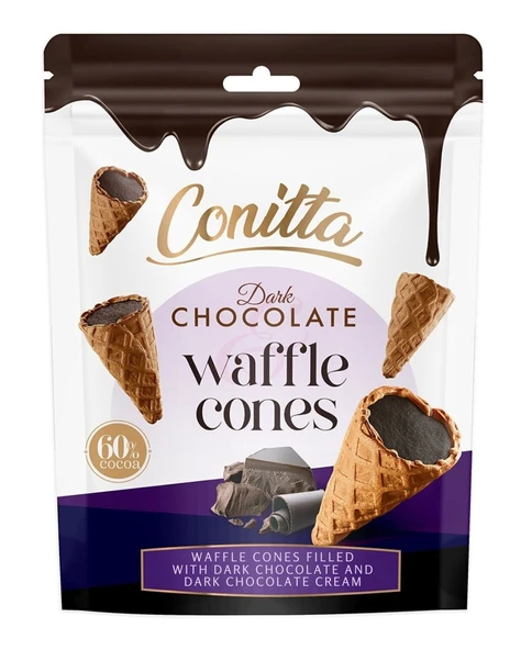 Conitta Bitter Çikolatalı Gofret 80 Gr. (1 Paket) ürün görseli 1
