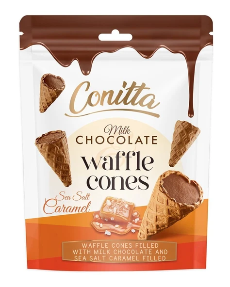Conitta Deniz Tuzlu Karamel Dolgulu Gofret 80 Gr. (1 Paket) ürün görseli 1