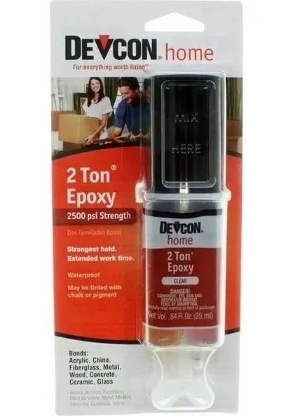 Devcon 2 Ton Epoksi Şırınga 25 Ml-SKT Yeni Tarihli Ürün ürün görseli 1