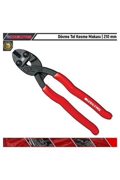 İZELTAŞ Dövme Tel Kesme Makası  210 mm ürün görseli 1