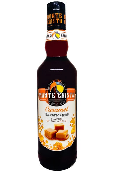 Monte Cristo Karamel Aromalı Kokteyl & Kahve Şurup 70cl Cam Şişe ürün görseli 1