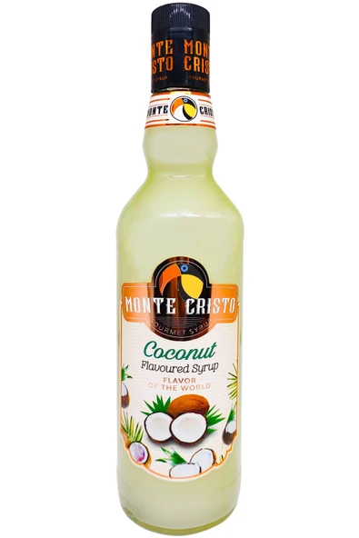 Monte Cristo Hindistan Cevizi ( coconut ) Aromalı Kahve ve Kokteyl Şurubu 70 CL. ürün görseli 1