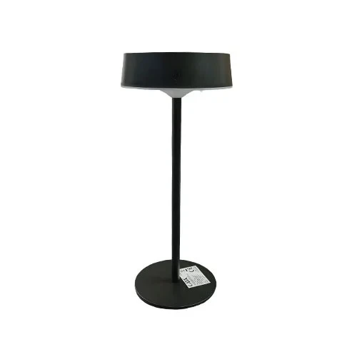 CT-8450 Dubai Solar Şarjlı LED Masa Lambası Siyah Kasa 3 Renk Ayarlı Dimmerli Dekoratif Aydınlatma 3200K - 4000K - 6400K ürün görseli 1
