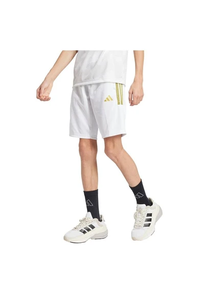 adidas Unisex Çocuk  Beyaz  Şort J HOT COF SHO JD0491 ürün görseli 1