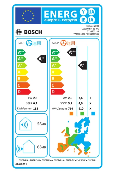 Bosch Climate 2000 CL2000U W 35 E 12.000 BTU A++ R32 - Resim 2