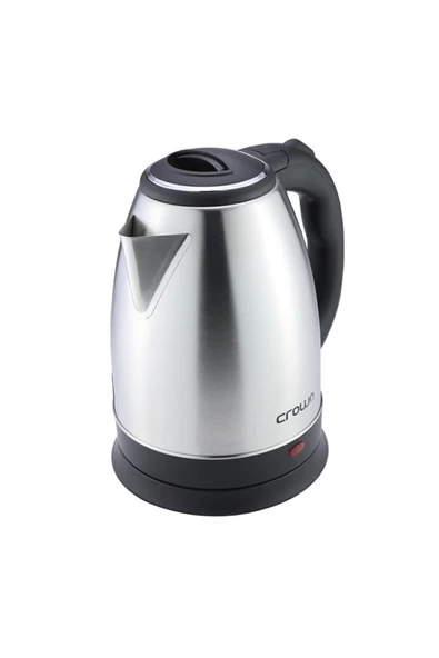 Crown İthalatçı Garantili Su Isıtıcı Kettle 1500w Crw-7102 Paslanmaz Gri 1 - 2 L 220 - 240 V ürün görseli 1