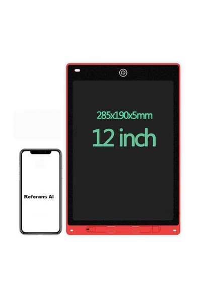 Şıktek 12" Renkli Dijital Yazı Tahtası 12 Inc Grafik Tablet Dijital Not Tahtası Yaz-sil Dijital Not Tahtası ürün görseli 1