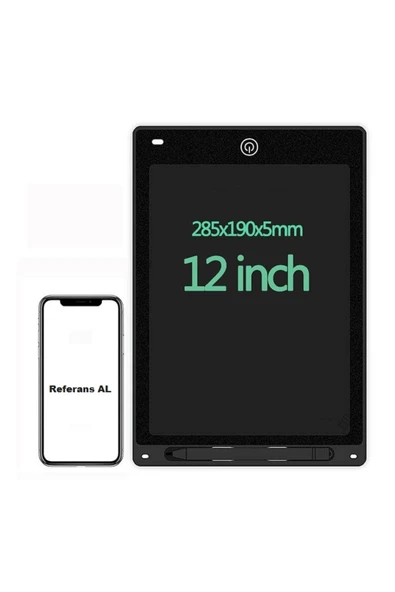 Şıktek 12" Renkli Dijital Yazı Tahtası 12 Inc Grafik Tablet Dijital Not Tahtası Yaz-sil Dijital Not Tahtası ürün görseli 1