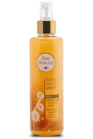 Bee Beauty Gold Işıltılı Vücut Spreyi 250 ml ürün görseli 1
