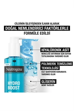 Neutrogena Hydro Boost Temizleme Jeli 200 ml - Resim 3