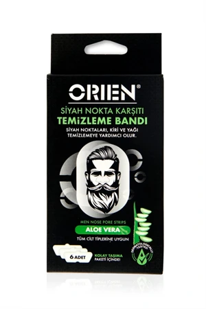 Erkeklere Özel Siyah Nokta Karşıtı Temizleme Bandı 6'lı ürün görseli 1