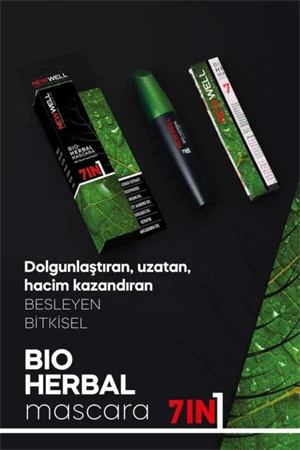 Bitkisel Maskara - Bio-Herbal Bitkisel Mascara 7 in 1 - Resim 4