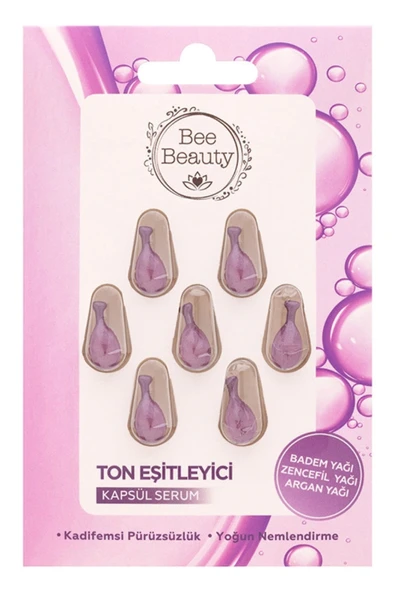 Bee Beauty Ton Eşitleyici Kapsül Serum – 7'li Tek Dozluk Cilt Serumu ürün görseli 1
