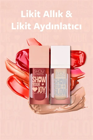 Mix & Match Glow Liquid Highlighter 72 & Joy Liquid Blush 55 Pastel ürün görseli 1
