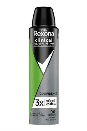 Rexona Men Clinical Protection Erkek Sprey Deodorant Active Fresh 150 ml ürün görseli 1