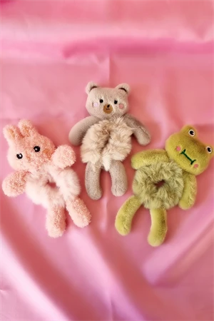 Kurbağa Peluş Simit Toka - Resim 2